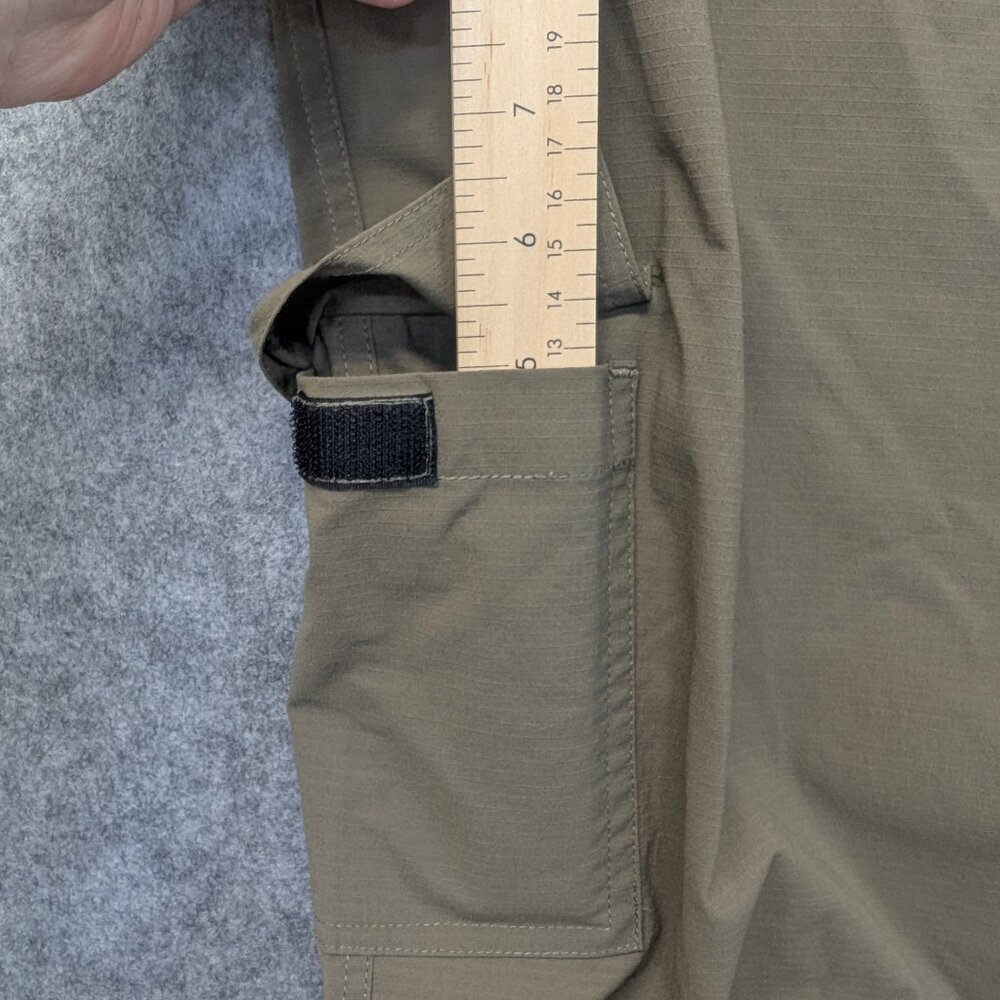 Tilley Adjustable Cargo Outdoor Utility Convertible Hiking camping pant TAUPE 16 - Picture 7 of 13